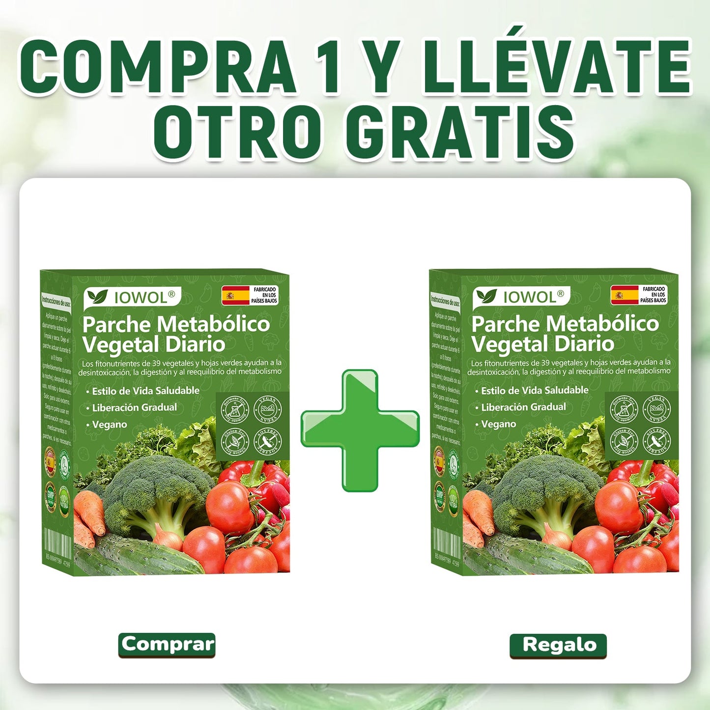 🥦𝐓𝐢𝐞𝐧𝐝𝐚 𝐎𝐟𝐢𝐜𝐢𝐚𝐥 | 𝐄𝐥 𝐏𝐚𝐫𝐜𝐡𝐞 𝐌𝐞𝐭𝐚𝐛ó𝐥𝐢𝐜𝐨 𝐃𝐢𝐚𝐫𝐢𝐨 𝐝𝐞 𝐕𝐞𝐠𝐞𝐭𝐚𝐥𝐞𝐬 𝐈𝐎𝐖𝐎𝐋® 𝐮𝐬𝐚 𝐞𝐱𝐭𝐫𝐚𝐜𝐭𝐨𝐬 𝐨𝐫𝐠á𝐧𝐢𝐜𝐨𝐬 𝐲 𝐟𝐢𝐭𝐨𝐧𝐮𝐭𝐫𝐢𝐞𝐧𝐭𝐞𝐬 𝐝𝐞 𝟑𝟗 𝐯𝐞𝐫𝐝𝐮𝐫𝐚𝐬 + 𝐡𝐨𝐣𝐚𝐬 𝐯𝐞𝐫𝐝𝐞𝐬 𝐩𝐚𝐫𝐚 𝐚𝐩𝐨𝐲𝐚𝐫 𝐝𝐞𝐬𝐢𝐧𝐭𝐨𝐱𝐢𝐜𝐚𝐜𝐢ó𝐧, 𝐝𝐢𝐠𝐞𝐬𝐭𝐢ó𝐧, 𝐦𝐞𝐭𝐚𝐛𝐨𝐥𝐢𝐬𝐦𝐨 𝐲 𝐞𝐧𝐞𝐫𝐠í𝐚 𝐝𝐢𝐚𝐫𝐢𝐚.