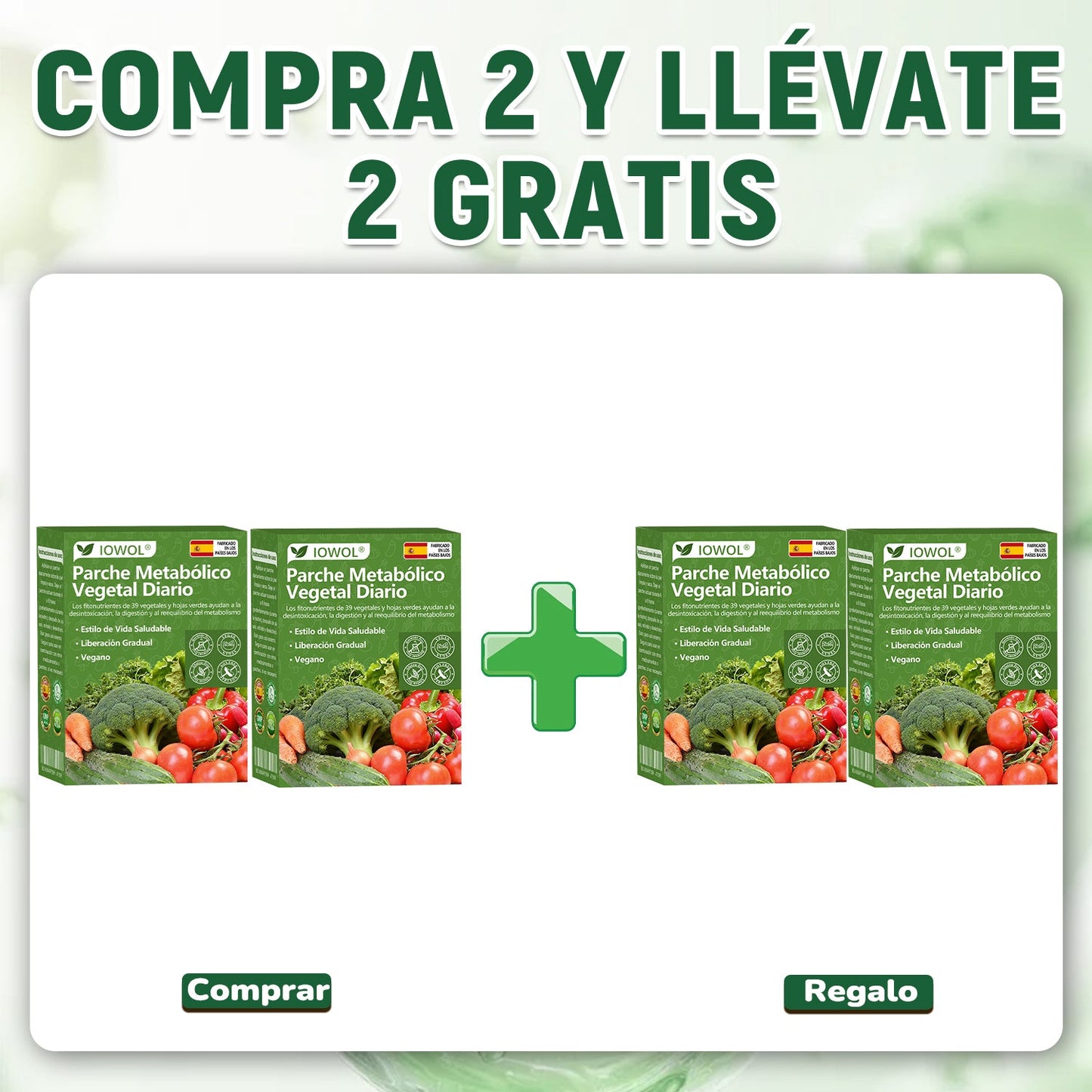 🥦𝐓𝐢𝐞𝐧𝐝𝐚 𝐎𝐟𝐢𝐜𝐢𝐚𝐥 | 𝐄𝐥 𝐏𝐚𝐫𝐜𝐡𝐞 𝐌𝐞𝐭𝐚𝐛ó𝐥𝐢𝐜𝐨 𝐃𝐢𝐚𝐫𝐢𝐨 𝐝𝐞 𝐕𝐞𝐠𝐞𝐭𝐚𝐥𝐞𝐬 𝐈𝐎𝐖𝐎𝐋® 𝐮𝐬𝐚 𝐞𝐱𝐭𝐫𝐚𝐜𝐭𝐨𝐬 𝐨𝐫𝐠á𝐧𝐢𝐜𝐨𝐬 𝐲 𝐟𝐢𝐭𝐨𝐧𝐮𝐭𝐫𝐢𝐞𝐧𝐭𝐞𝐬 𝐝𝐞 𝟑𝟗 𝐯𝐞𝐫𝐝𝐮𝐫𝐚𝐬 + 𝐡𝐨𝐣𝐚𝐬 𝐯𝐞𝐫𝐝𝐞𝐬 𝐩𝐚𝐫𝐚 𝐚𝐩𝐨𝐲𝐚𝐫 𝐝𝐞𝐬𝐢𝐧𝐭𝐨𝐱𝐢𝐜𝐚𝐜𝐢ó𝐧, 𝐝𝐢𝐠𝐞𝐬𝐭𝐢ó𝐧, 𝐦𝐞𝐭𝐚𝐛𝐨𝐥𝐢𝐬𝐦𝐨 𝐲 𝐞𝐧𝐞𝐫𝐠í𝐚 𝐝𝐢𝐚𝐫𝐢𝐚.